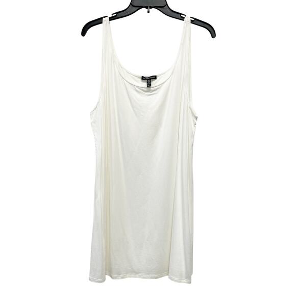 Eileen Fisher Women's White System Lightweight Viscose Jersey Tunic Size XL - Picture 2 of 7
